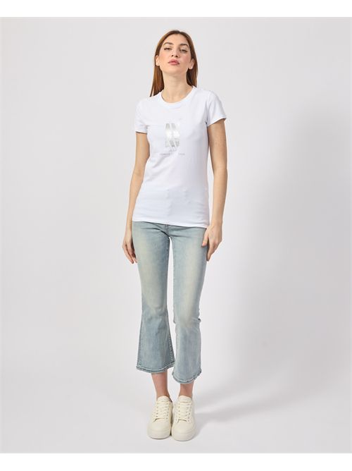 AX Women's T-Shirt with Double Reverse Logo ARMANI EXCHANGE | XW000511-AF11929U0002